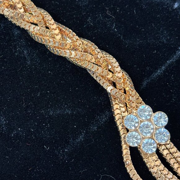 Sophia Gold Metal Jewel Vintage Belt NWT NOS - Picture 10 of 15